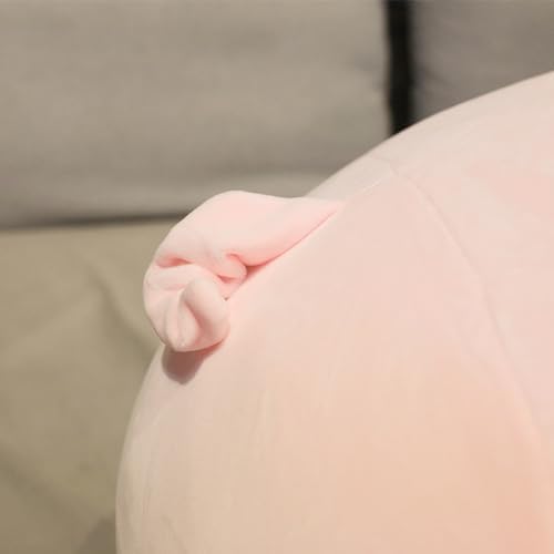 ELAINREN Giant Fluffy Pig Plush Body Pillow/23.6''
