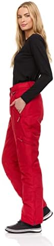 Women's Snow Ski Pants Water Resistant Softshell Insulated Flare for Snowboarding Hiking Winter Outdoor Pants