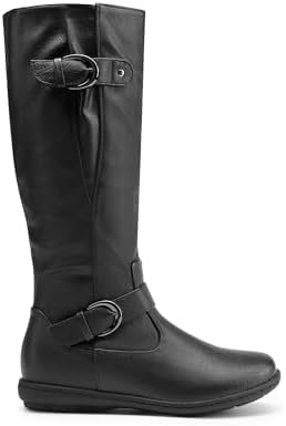 DREAM PAIRS Women's Faux Fur-Lined Knee High Winter Boots Fall Tall Boots