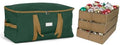 Covermates Adjustable Ornament Storage Bag, 25.5"W x 13"D x 12.5"H, Green