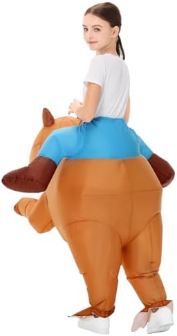 XYJKIDSES Inflatable Capybara Costume Kids,Kids Blow Up Costumes Halloween Costumes Boys Girls Funny Ride on Animal Costume for Cosplay Party