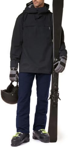Moosehill Men's Fleece-Lined Snow Pants: Zippered Inner-Thigh Vents