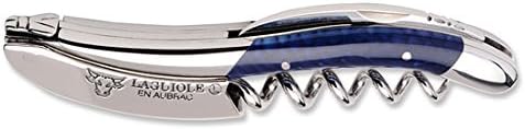 Laguiole En Aubrac Sommelier Waiter's Corkscrew, Juma Lilas Handle, Wine Opener With Foil Cutter & Bottle Opener