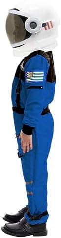 Spooktacular Creations Astronaut Costume with Helmet, Space Suit for Toddler, Kids Astronaut Halloween Costume for Cosplay