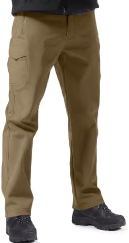 FREE SOLDIER Men's Outdoor Softshell Snow Ski Pants