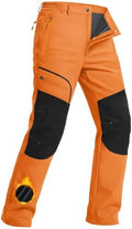 TACVASEN Men's Snow Ski Pants Winter Fleece Lined Water Resistant Insulated