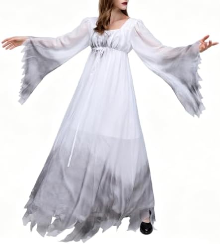 Women Dead Bride Halloween Costume for Adult Horror Themed Cosplay