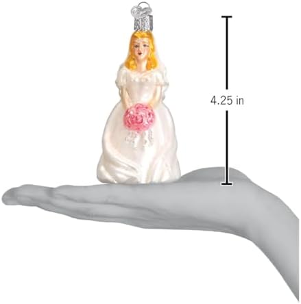 Old World Christmas Glass Blown Ornament Bride-Blonde (10227)