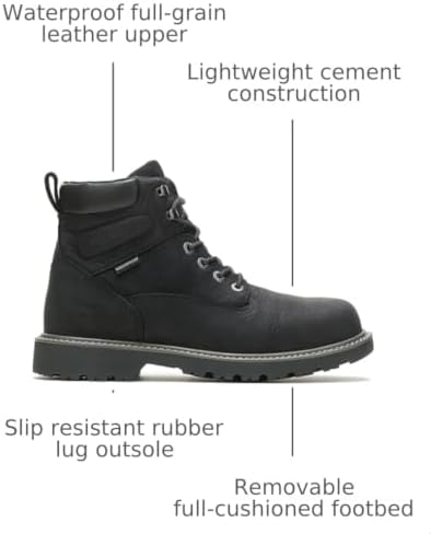 Wolverine Men's Floorhand Waterproof Soft Toe 6" Boot