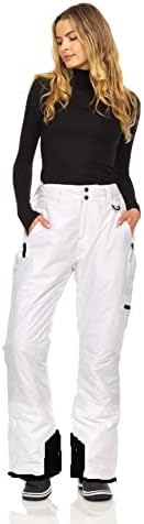 Women's Snow Ski Pants Water Resistant Softshell Insulated Flare for Snowboarding Hiking Winter Outdoor Pants