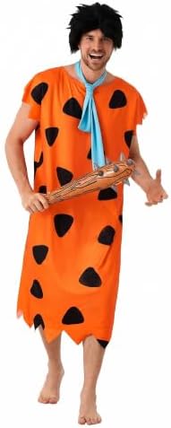 Halloween Cavewoman & Caveman Costume Set with Wig and Accessories