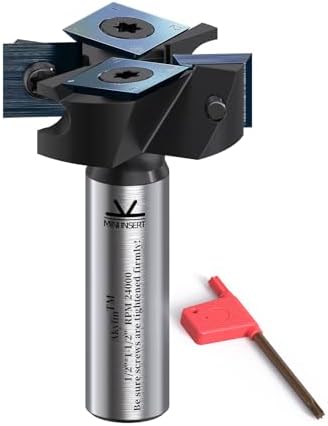 Slab Flattening Router Bit 1/2" Shank,1-1/2" Cutting Dia.2+2 Wings