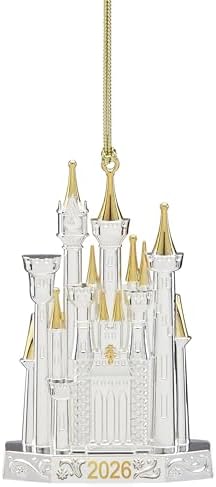 Lenox 2026 Disney Castle Silverplate Ornament