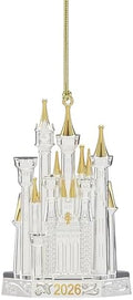 Lenox 2026 Disney Castle Silverplate Ornament