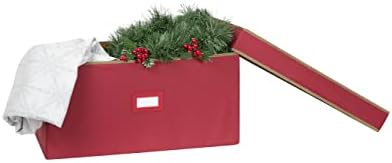 Covermates Treasurekeeper Storage Box, 25.5" L x 13" W x 12.5" H, Red