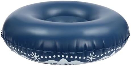 3 Pack Snow Tubes, 40 Inch PVC Ski Circle with Double Anti-Slip Handles Diameter Thickened Heavy Duty Hard Bottom Snow Sled for Family Activities Outdoor Fun