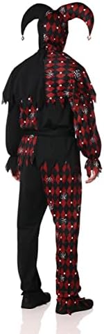 California Costumes Men's Sinister Jester Mardi Gras Carnival Costumes