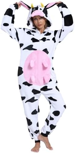 Adult Onesie Pajamas Animal One Piece Costume Halloween Cosplay for Women Men