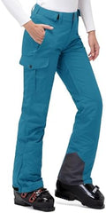 33,000ft Women's Insulated Snow Pants Waterproof Ski with Boot Gaiters
