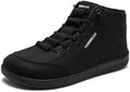 HOBIBEAR Snow Boots for Women Winter Barefoot Shoes Wide Width Mid Top Outdoor Walking Boots for Men