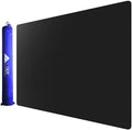 Cacoy 40"x24" Leather Desk Pad Blotter, Non-Slip Waterproof Desk Mat, Black