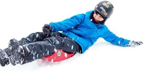 Freestyle Mini Luge Snow Sled – Made in USA – Lightweight Steerable Sit-Down Racer