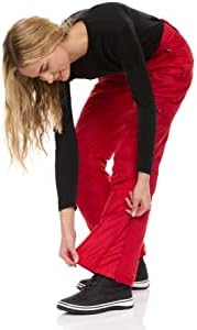 Women's Snow Ski Pants Water Resistant Softshell Insulated Flare for Snowboarding Hiking Winter Outdoor Pants