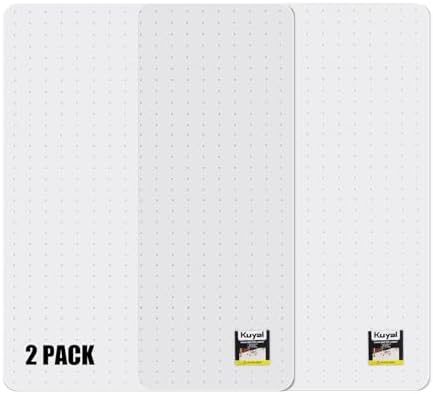 Kuyal Office Chair Mat for Carpet, 2 Pack Heavy Duty Computer Chair Mat