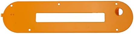 POWERTEC 71420 Table Saw Dado Insert Compatible with Ridgid R4512 10 inch Cast Iron Table Saw, Oranage