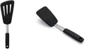 OXO Good Grips Small Silicone Flexible Turner Black & Good Grips Silicone Flexible Omelet Turner