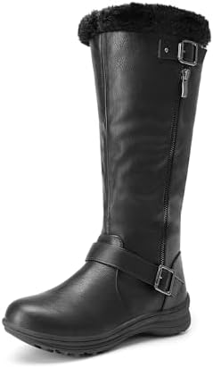 DREAM PAIRS Women's Knee High Boots Winter Warm Boots