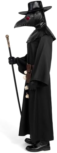 Spooktacular Creations Halloween Men Plague Doctor Costume Set, Adult Plague Doctor Accessories Costume for Halloween Cosplay