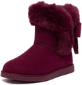 Juicy Couture Women's Slip On Winter Snow Boots Warm & Insulated Fur Lining Comfortable Fashion Booties