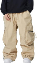 Mens Baggy Cargo Ski Pants Super Baggy Snowboard Snow Pant Women Insulated Loose Pant Sports Waterproof