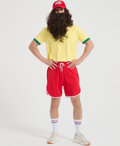 qnprt Couple Costume for Men Adult 2026, Running Outfit Shirt Shorts Set