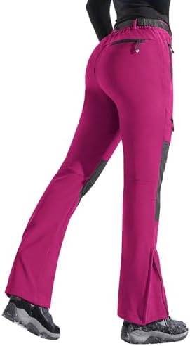 Snow Pants Womens Ski Pants Waterproof Insulated Softhell fleece lined