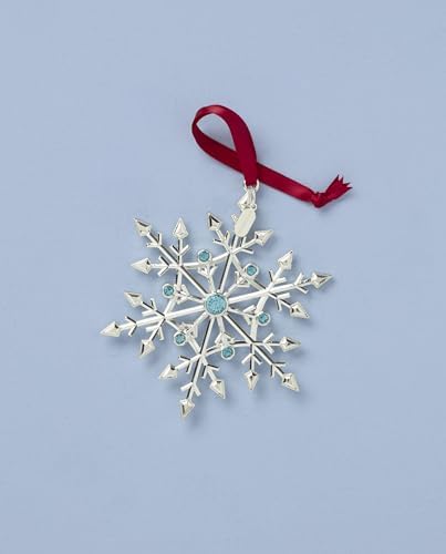 Lenox 2026 Snow Majesty Silverplate Ornament