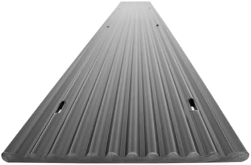 Black Ice 7' x 10" Snowmobile Trailer Ski Guides for Transporting Trailers and Truck Beds - Heavy-Duty Outdoor Accessories for Friction-Free Loading and Transport