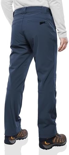 Outdoor Ventures Men's Fleece Lined Ski Snow Pants Waterproof Insulated