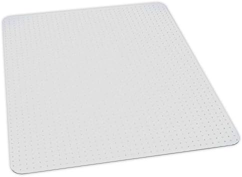 ES Robbins Extra High Pile Carpet Chair Mat, Square 60"x60", Straight Edge