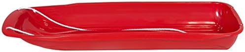 Best Choice Products 48in Kids Plastic Toboggan Snow Sled w/Pull Rope