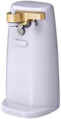 New B'eautiful Easy-Prep Electric Can Opener with 70-watt motor effectively, Auto-turn & One-Touch Operation Built-in knife sharpener and bottle opener by D'rew Barry'more (Lavender)