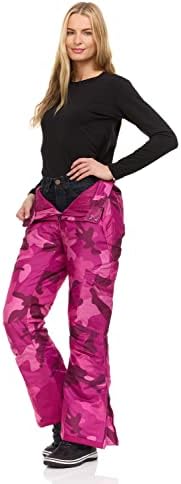 Women's Snow Ski Pants Water Resistant Softshell Insulated Flare for Snowboarding Hiking Winter Outdoor Pants