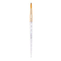 Kiara Sky Kolinsky Acrylic Nail Brush #8 – Pure Kolinsky Sable Hair, Iridescent Crystal Handle, Acetone Resistant, for Acrylic Application, Extensions & 3D Nail Art