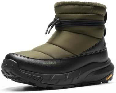 NORTIV 8 Men's Wide Winter Snow Boots Insulated Waterproof Outdoor