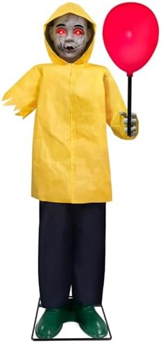 Halloween Decorations Outdoor - 4 Ft Life Size Animatronics Prop