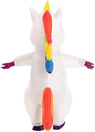 Spooktacular Creations Halloween Kids Inflatable Costume, Full Body Unicorn Blow Up Costume, Unicorn Costumes for Parties