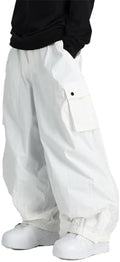 Mens Baggy Cargo Ski Pants Super Baggy Snowboard Snow Pant Women Insulated Loose Pant Sports Waterproof