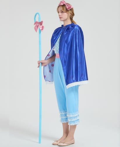 KaKaxi Group Halloween Costumes for Women 2026, Blue Jumpsuit Outfit