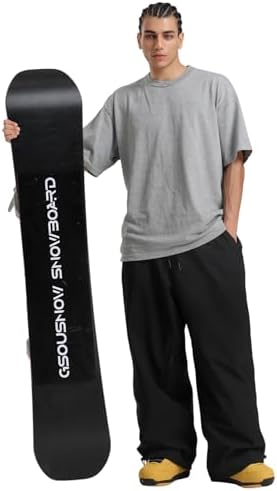 GSOU SNOW Mens Womens Snow Pants Baggy Snowboard Ski Pants 15K Waterproof